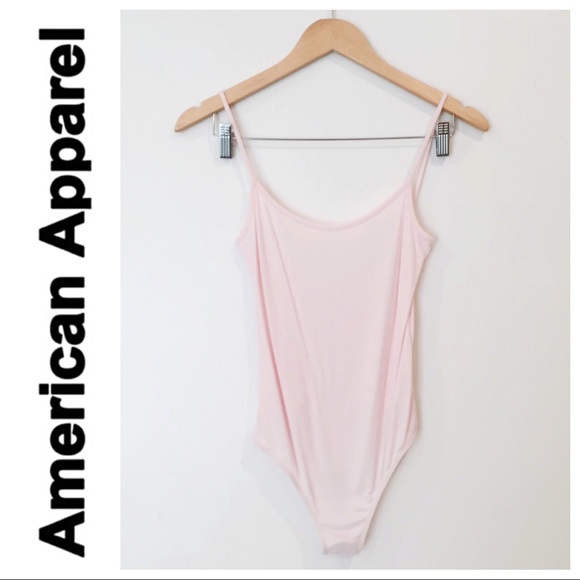 American Apparel Other - ✨Baby Rib Scoop U Back Camisole Thong Bodysuit